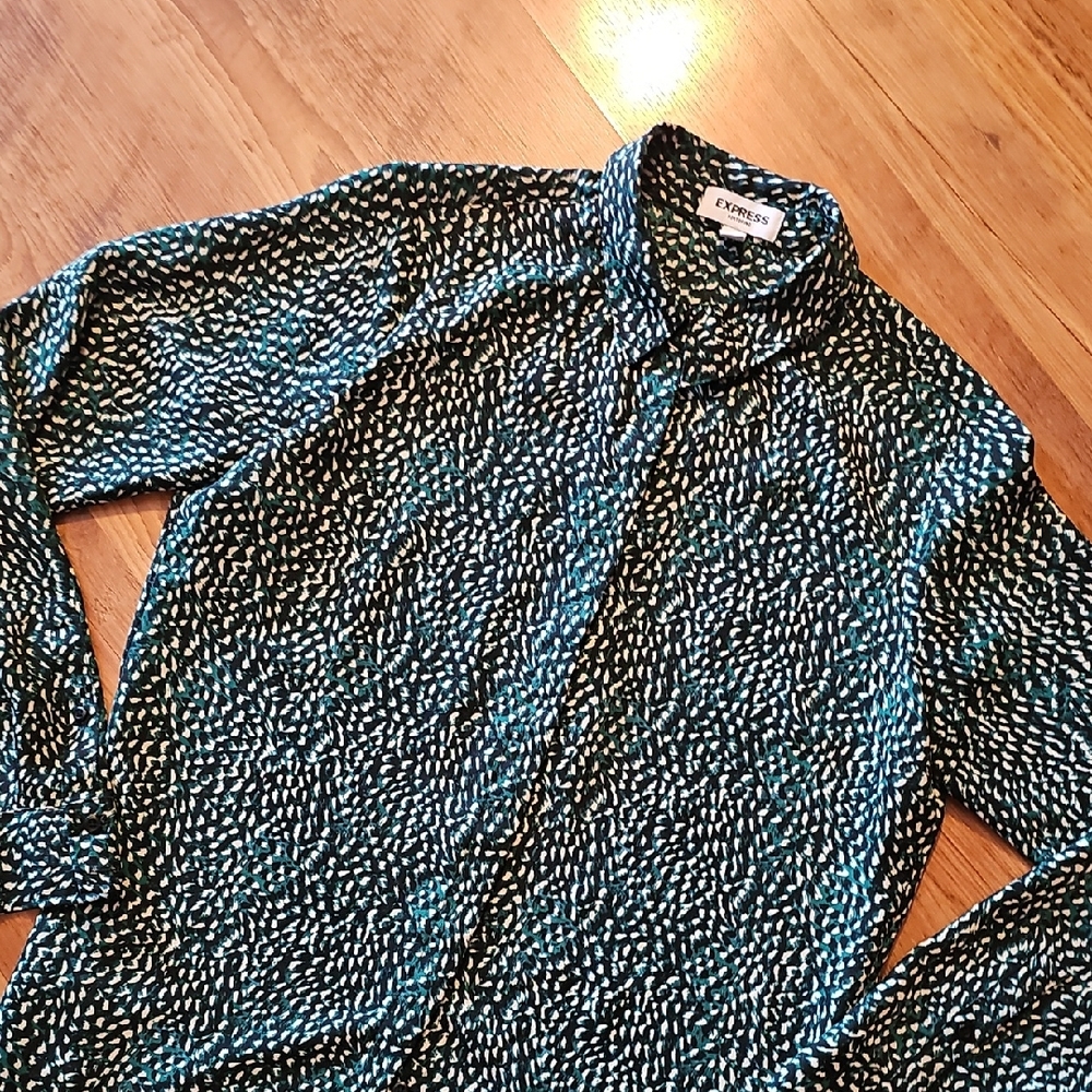 Express Patterned Portofino. Size Small - Picture 3 of 4
